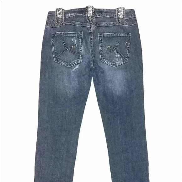 Vigoss Beaded Rhinestone Jeans - Picture 5 of 9